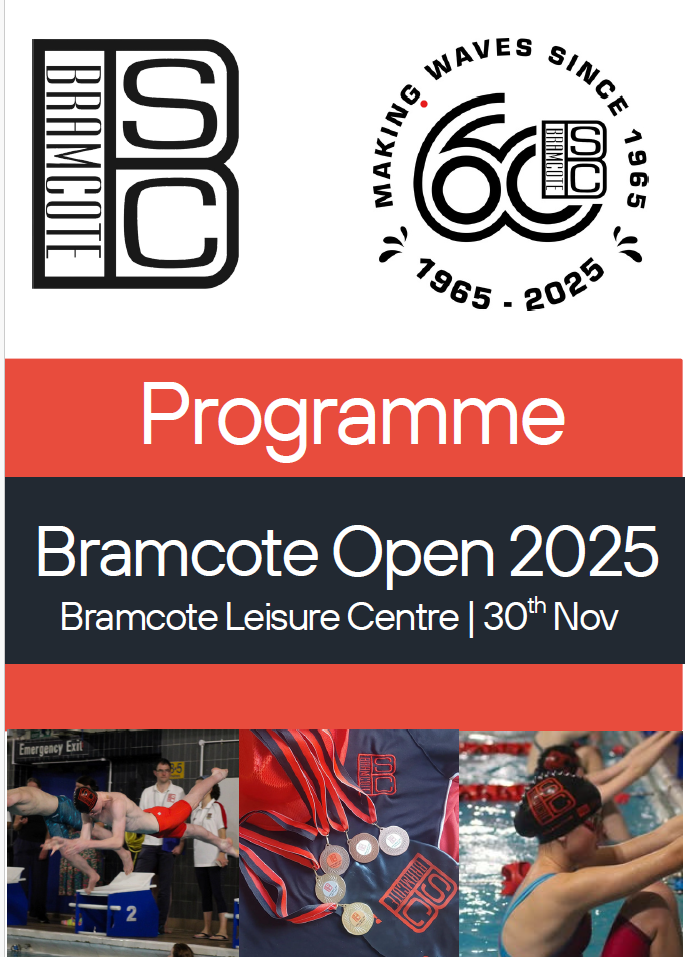 Bramcote Open Meet 2025 - Front Page