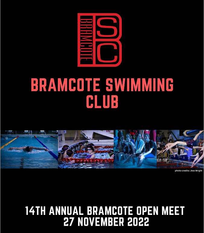 Bramcote Open Meet 2022 - Front Page