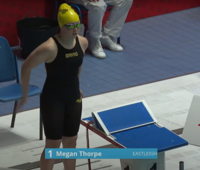Megan 100m freestyle final
