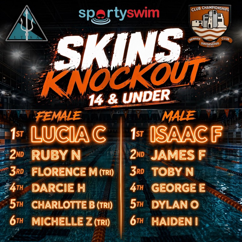 Newar Swimming Club | Nottinghamshire | Skins Competition Results